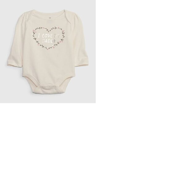 GAP Baby Organic Cotton Mix and Match Bodysuit 3-6M - Picture 1 of 4